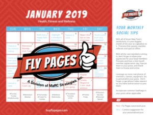 Fly Pages Convenience Post Sample Calendar