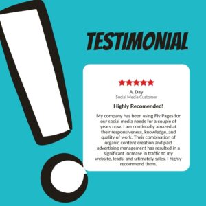 Fly Pages Testimonial