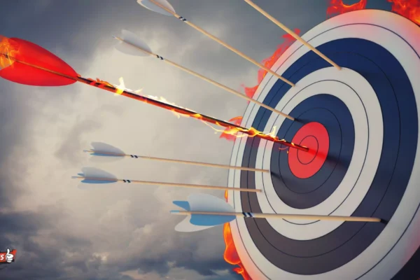 How to Hit the Bull’s Eye: 5 Marketing Industry Trends with Staying Power. Image of a target with arrows in it